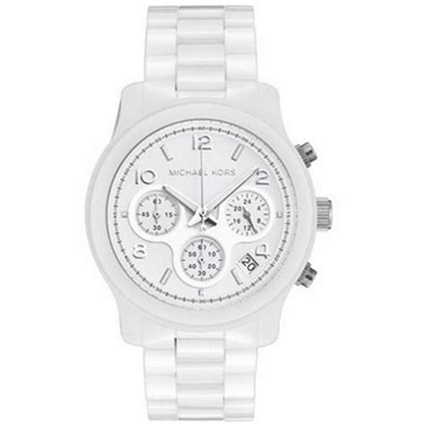 michael kors white ceramic watch|mk5161.